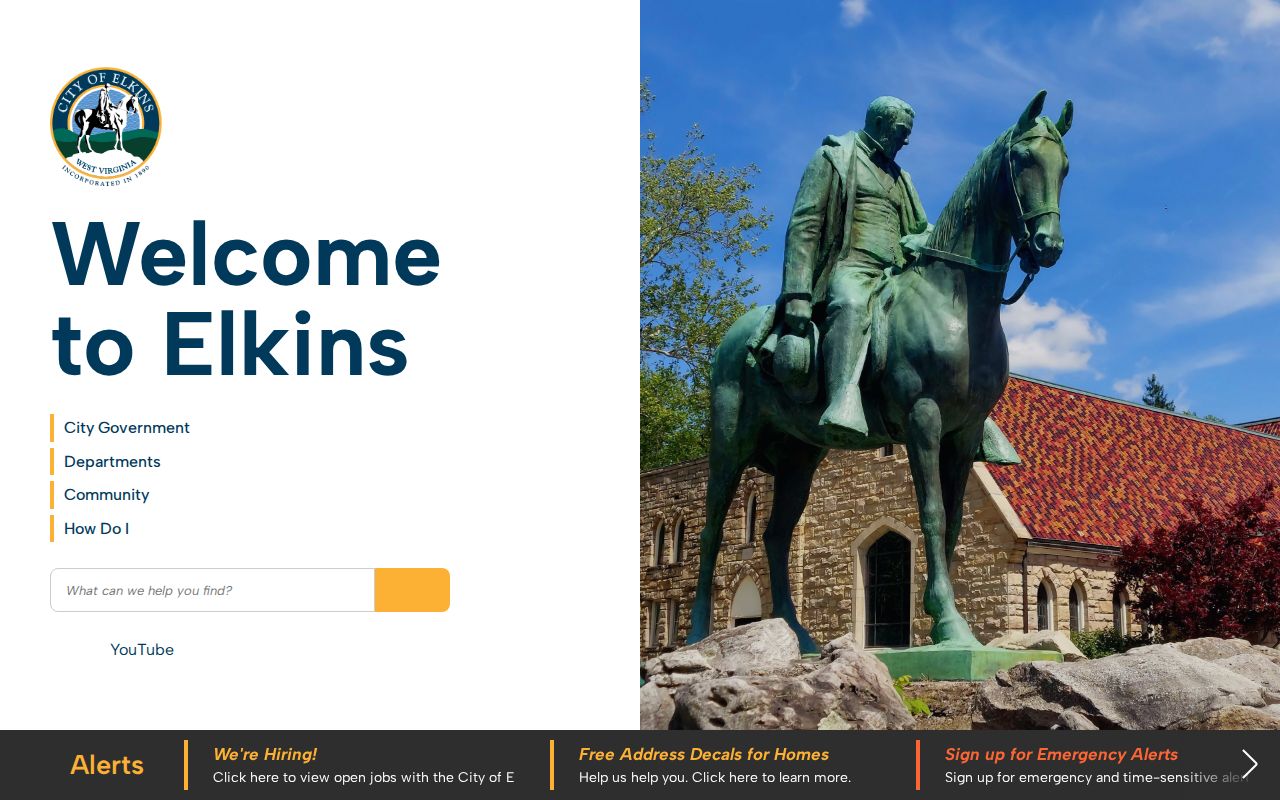 Elkins city government source for Elkins criminal record access